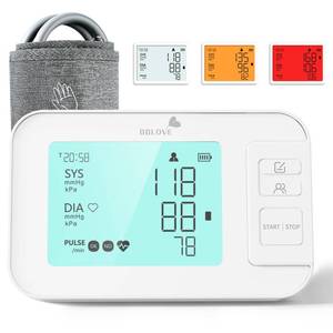 lot 14034 image: Blood Pressure Monitors for Home Use with BP Cuff, Automatic Blood Pressure Machine with Larger Screen, Dual-User, Easy to Use