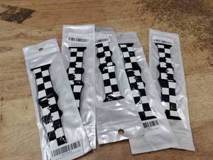 lot 14464 image: Black and White Checkered Wrist Band Compatible with iWatch