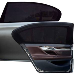 lot 14487 image: Tevlaphee Car Window Shades, 2 Pack Car Sunshade for Kids Breathable Universal Sun Visor Car Net for Baby with Certified UV for Side Window, Spandex Mesh Material Protect Privacy for Family (L)