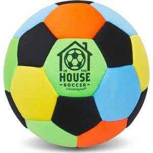lot 14491 image: U Scored Sports in The House Soccer Ball - Indoor Size 4 Padded Soccer Ball for Kids (Ages 3) & Adults - Bring Soccer Practice Home - Perfect for Juggling - Gift for Soccer Player