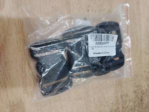 lot 14493 image: Chiyuehe 4 Pack Clips Snaps No Sewing Heavy Duty Plastic Replacement for Nylon Strap Webbing Boat Cover Backpack Fanny Pack(black)
