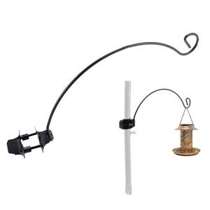 lot 19791 image: DYSHIPEN 4Pcs Metal Clamp-On Deck Hook for Bird Feeder,Accessory Hook for Backyard Bird Feeding Stations, Bird House Holder Bracket,Bird Feeder Holder Bracket. (Style1, 4)