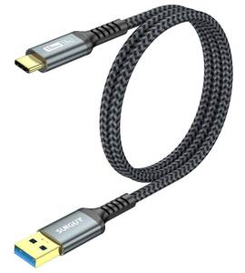 lot 20144 image: SUNGUY 10Gbps Android Auto USB Cable 2FT, 3A USB C 3.1 Gen2 Cable Data Transfer, USB C CarPlay Cable Fast Charging for iPhone 171615 Series, Samsung Galaxy S25 S24 Ultra, Pixel