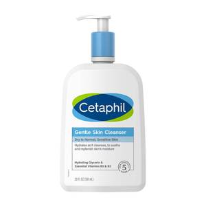 lot 20189 image: Face Wash by CETAPHIL, Hydrating Gentle Skin Cleanser for Dry to Normal Sensitive Skin, NEW 20oz, Fragrance Free, Soap Free and Non-Foaming (B099N3NM61)