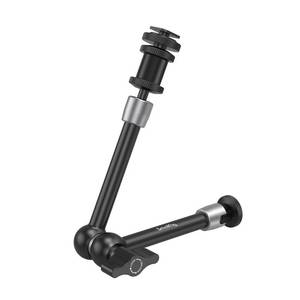 lot 20195 image: SMALLRIG Articulating Rosette Arm Max 11 Long with Cold Shoe Mount & Standard 14-20 Threaded Screw Adapter - 1498