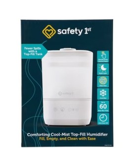 lot 7141 image: Safety 1st Easy-Fill Cool Mist Humidifier