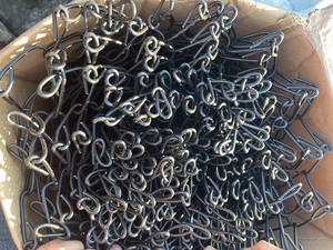 lot 301 image: 48 in. x 25 ft. 9-Gauge Galvanized Steel Black Chain Link Fence Fabric