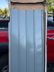 lot 278 image: Bundle of 12 Light Grey Sheet Metal - Contains Dents 70 x 21