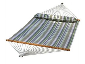lot 21 image: ALGOMA Quik-Dri Fabric Hammock w Pillow Large 55 Wide  82 Long x 13 (2785SPC)