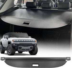 lot 261575 image: Cargo Cover Compatible with 2024 2025 GMC Hummer EV Accessories,Carbon Fiber Texture Retractable Trunk Cover Fits for GMC Hummer EV SUV 2024 2025 Accessories Rear Trunk Protector