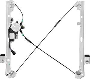 lot 261577 image: Front Passenger Side Power Window Regulator with Motor (2 Pins) Fit for 2001-2006 Chevrolet Silverado 1500 3500, Avalanche Suburban GMC Sierra 1500 2500 3500 Yukon XL Cadillac Escalade, 741-645