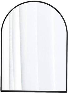 lot 261581 image: Retails for $100 Mirror Wall Decor Decorative Wall Mirror (Color  Black)