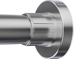 lot 261588 image: Ausemku Shower Curtain Rod 32-80 Inch Adjustable - 1 Inch Diameter Heavy Duty No drill Spring Tension Shower Rod, Non-Slip Rustproof Telescopic Rod for Bathroom, Nickel