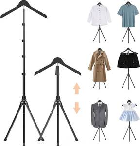 lot 361609 image: 2 Pack Adjustable Shirt Display Stand Mannequin Torso, Clothing Display  32-63 Inches Steamer Rack Stand Foldable Clothing Display Stand for Retail Vendors, Cap and Gown Graduation Clothes Garment