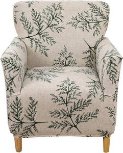 lot 461429 image: CRFATOP Accent Chair Cover, Stretch Armchair Slipcover for Living Room  Mid Century Banquet Sofa Covers with Arms, Pet Friendly, Non-Slip Washable Furniture Protector, for Dorm Office Reception
