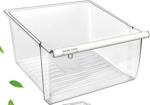 lot 461446 image: Retails for $120 1 Pack Upgraded 2188656 Fridge Crisper Drawer (UPPER)
