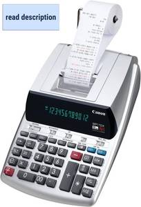 lot 161554 image: Canon Office Products 2198C001 Canon MP11DX-2 Desktop Printing Calculator with Currency Conversion, Clock and Calendar
