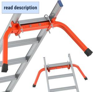 lot 361585 image: Mr Ironstone Extension Ladder Stabilizer for Roof Gutter&Wall, Sturdy Ladder Standoff Stabilizer with Non-Slip Rubber, Ladder Accessories Ladder Stand Off with U Bolt, Weight Capacity Up to 500LBS