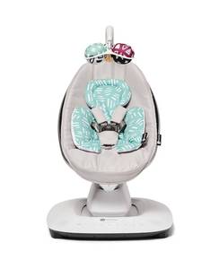 lot 171145 image: Retails for $253 4moms MamaRoo Multi-Motion Baby Swing in Classic Grey with Mesh Infant Insert, Mint
