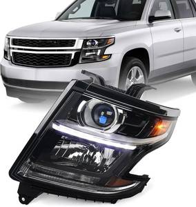 lot 371335 image: Retails for $150 Huray Halogen Headlight Assembly for Chevy TahoeSuburban 2015-2020 LH  OE Projector Headlamp wo Bulbs for Chevrolet Tahoe Replacement Driver Side
