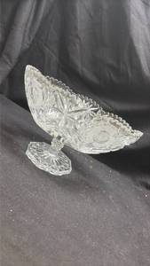 lot 24 image: American Brilliant Cut Glass Pedestal Compote.