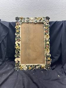 lot 87 image: Decorative Picture Frame with Floral Border Design