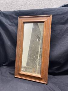 lot 89 image: Framed Mirror with Wood Frame