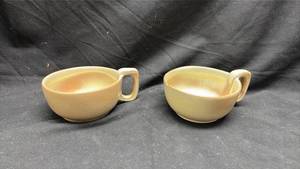 lot 151 image: Frankoma 4SC Ceramic Cups 2-Piece Set
