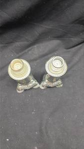 lot 162 image: Avon Candlestick Moonwind Cologne 5 fl oz Pair