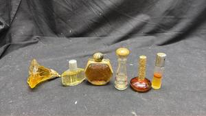 lot 180 image: Avon Perfume Bottle Lot 6 Pieces Decorative Glass