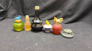 lot 183 image: Avon Miniature Perfume Bottles Lot of 6 Sweet Honesty Cologne