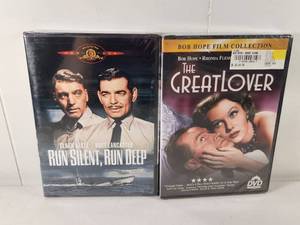 2 DVD Lot: Run Silent Run Deep, The Great Lover Bob Hope Film Collection