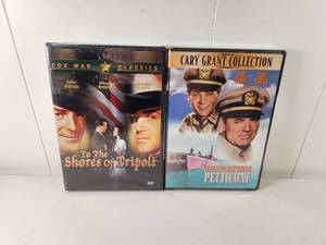 lot 109 image: 2 DVD Lot To The Shores of Tripoli, Operation Petticoat, Cary Grant Collection