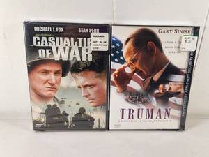 lot 111 image: Casualties of War and Truman DVD Lot 2-Pack