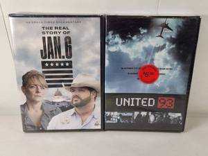lot 112 image: The Real Story of JAN.6 and United 93 Documentary DVDs 2-Disc Set