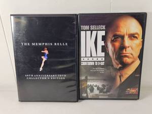 lot 115 image: 2 DVD Lot The Memphis Belle 60th Anniversary Collectors Edition IKE Countdown to D-Day