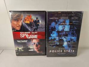 lot 120 image: 2 DVD Lot Spy Game Collectors Edition & Police State Documentary