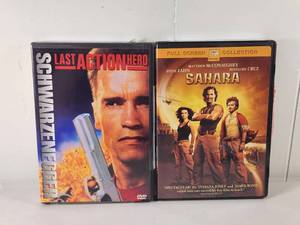 lot 129 image: Last Action Hero and Sahara DVD Lot 2 Movies