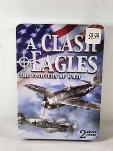 lot 139 image: A Clash of Eagles The Fighters of WWII 2-Disc DVD Set