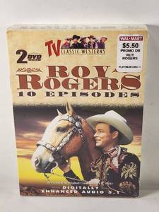 lot 143 image: TV Classic Westerns Roy Rogers 10 Episodes 2 DVD Set