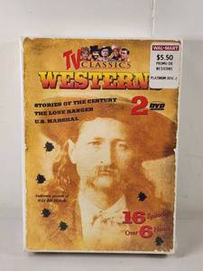 lot 147 image: TV Classics Westerns 2 DVD Set 16 Episodes Stories of the Century Lone Ranger U.S. Marshal