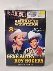 lot 150 image: The Great American Western 2-DVD Set 9 Movies Gene Autry Roy Rogers