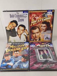 lot 158 image: 4 DVD Lot The Bob Cummings Show, Pot OGold, Million Dollar Kid, North