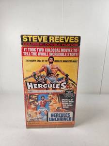 lot 164 image: Steve Reeves Colossal Double-Feature Hercules  Hercules Unchained VHS
