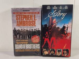 lot 188 image: Band of Brothers and Glory VHS Lot