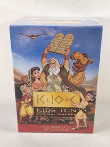 lot 202 image: Kids Ten Commandments The Complete Collection 5-Episode VHS Box Set