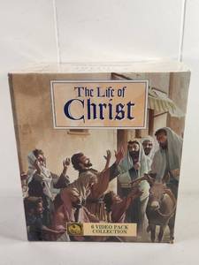 lot 203 image: The Life of Christ 6 Video Pack Collection VHS Vol. 1-6