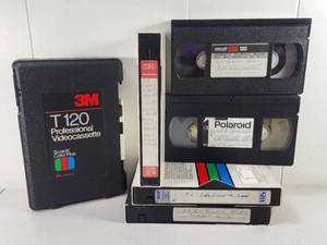 lot 208 image: 3M T120 Professional Videocassette VHS Tape and Lot VHS Tapes