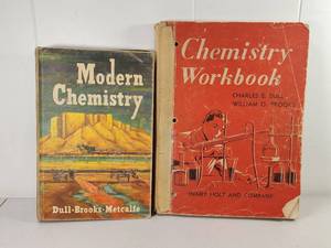 lot 217 image: Modern Chemistry by Dull, Brooks, Metcalfe and Chemistry Workbook by Dull, Brooks (2 books)