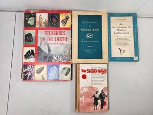lot 219 image: 4 Books Lot Treasures of the Earth Reinfeld Secret Ways Modern Architecture Voice of Bugle Ann